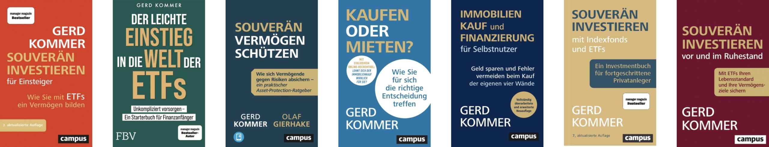 Bücherliste von Dr. Gerd Kommer
